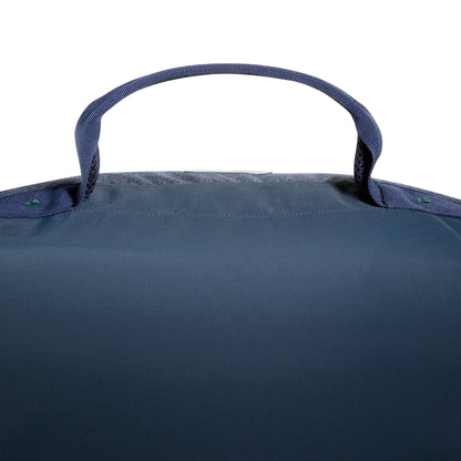 Close up of top grab handle of Tatonka Duffel Roller - Navy