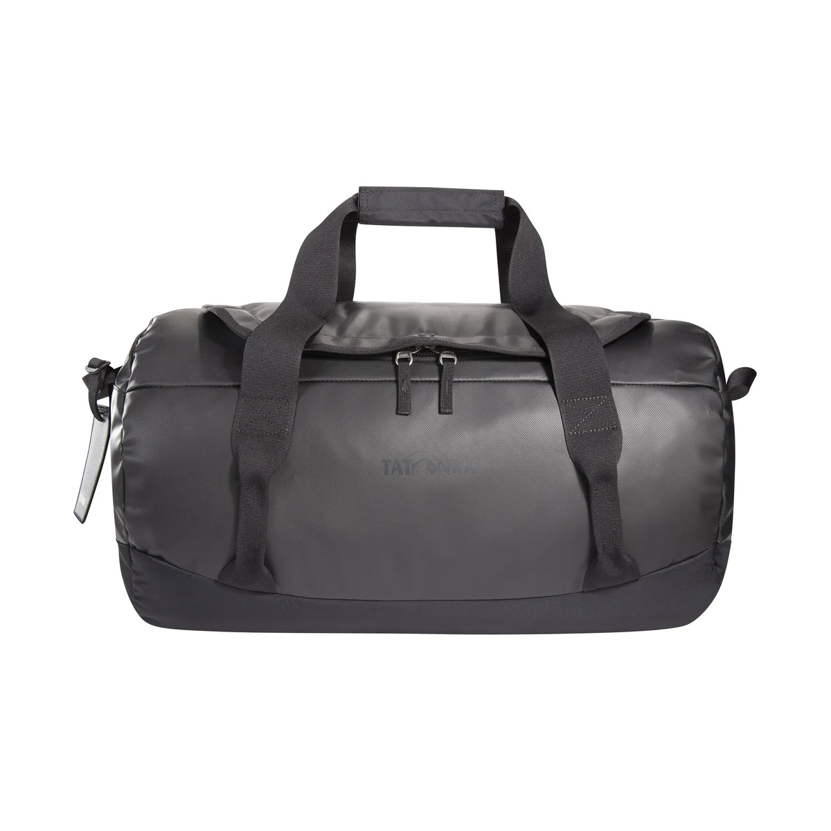 Front view of the Tatonka Basic Barrel 45 L in matte black | TADI.6980.408